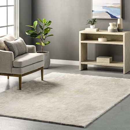 Nuloom Loni Solid Machine Washable Shag Area Rug 4ft BIVD01C-S404